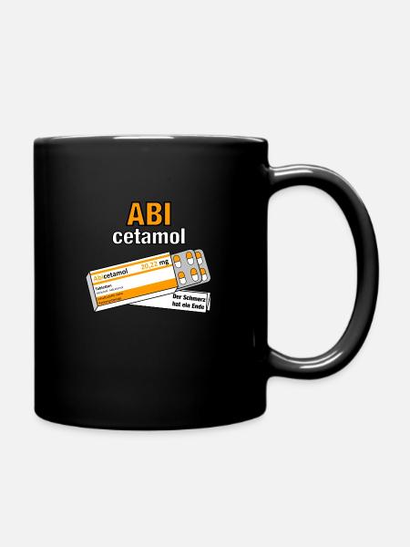Abicetamol 2022 - Tasse einfarbig - Schwarz