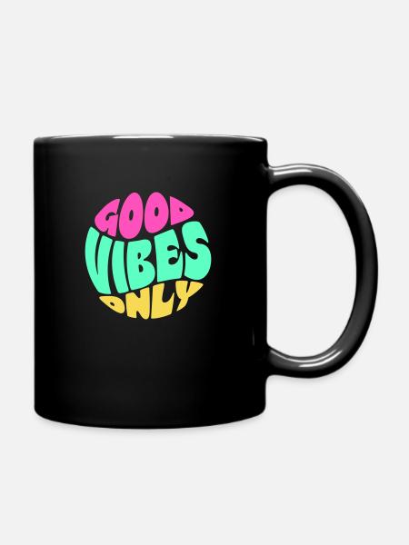 GOOD VIBES ONLY - Mug uni - noir