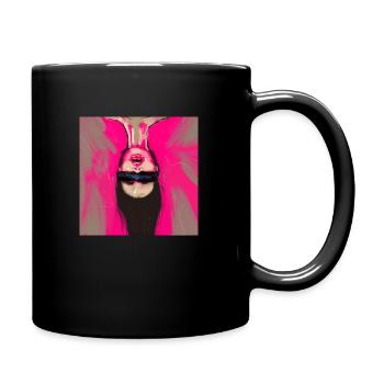 Bdsm érotique à l’envers attaché - Mug uni - noir - Droite