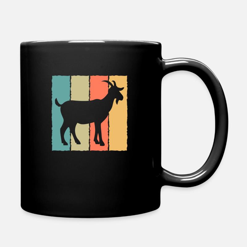 Ziege - Tasse einfarbig - Schwarz