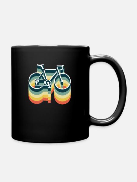 Vélo de course Vélo Vintage look - Mug uni - noir