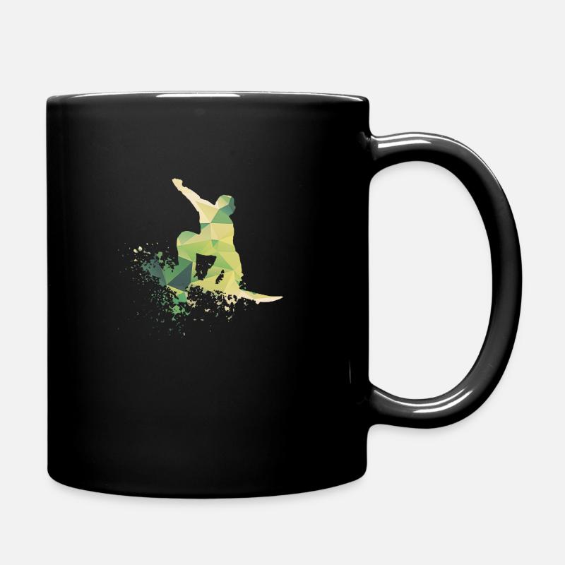 Snowboard Snowboarder - Mug uni - noir