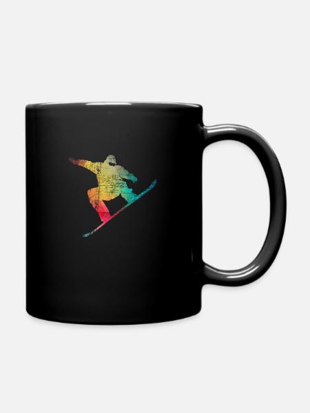 Snowboarder Snowboard - Mug uni - noir