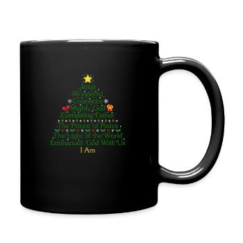 Jesus Christmas T-Shirt - Full Colour Mug - black - Right