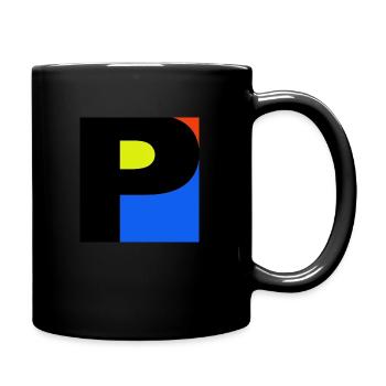 P - Tasse einfarbig - Schwarz - Rechts