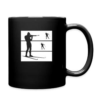 Biathlon - Full Colour Mug - black - Right