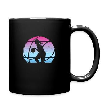 Idée cadeau Basketball Girl - Mug uni - noir - Droite
