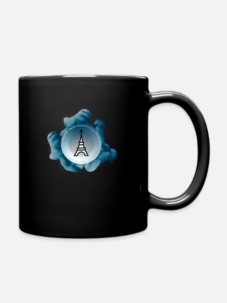 Parisliebhaber - Tasse einfarbig - Schwarz