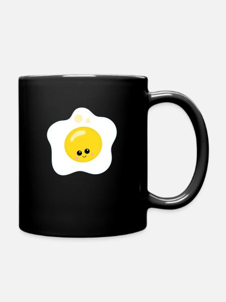 Oeuf au plat - Mug uni - noir