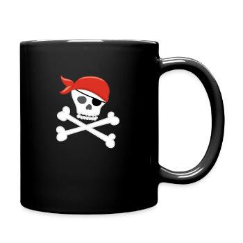 PIRATE - Tasse einfarbig - Schwarz - Rechts
