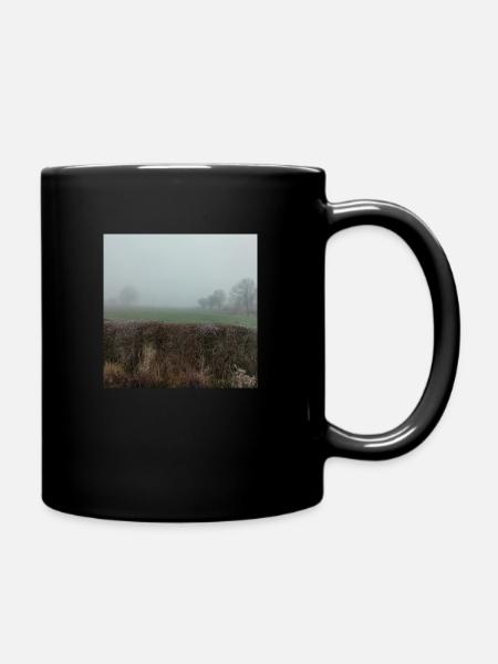 Nebel - Tasse einfarbig - Schwarz