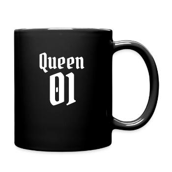 Queen 01 queen darling couple woman wedding - Full Colour Mug - black - Right