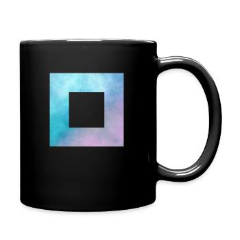 Espace Carré Cut - Mug uni - noir - Droite