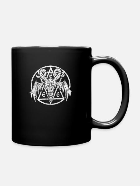 satan six six six Conception pour un enthousiasme de satan - Mug uni - noir
