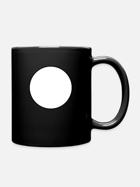 Point - Mug uni - noir