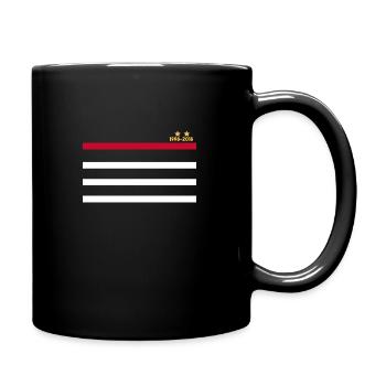 Equipe de France bleu 2 étoiles personnalisé - Mug uni - noir - Droite