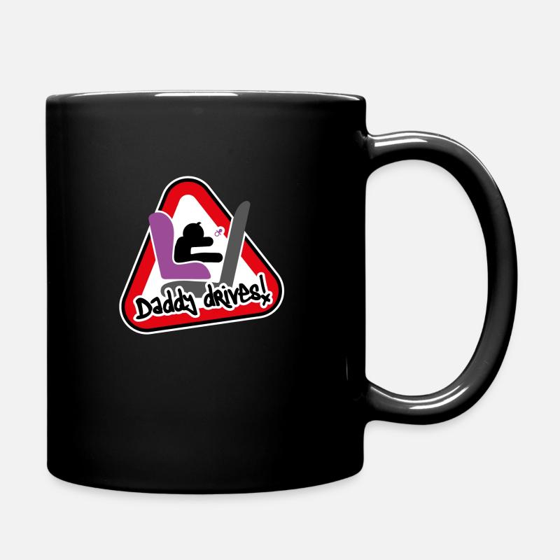 Daddy drives! [Girl] - Full Colour Mug - black