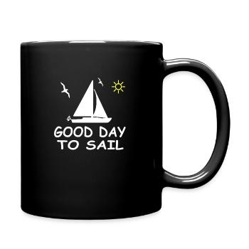 Sail - Full Colour Mug - black - Right