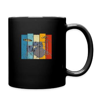 Batterie Drôle Cadeau Batterie De Batteur - Mug uni - noir - Droite