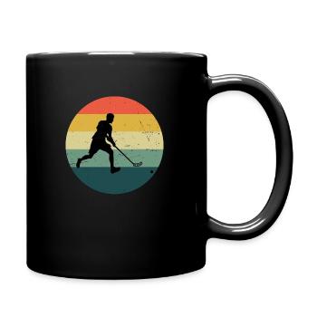 Innebandy Unihockeyspielen Unihockey Damen - Tasse einfarbig - Schwarz - Rechts