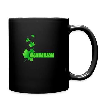 Maple leaf for Maxi Maximilian - Full Colour Mug - black - Right
