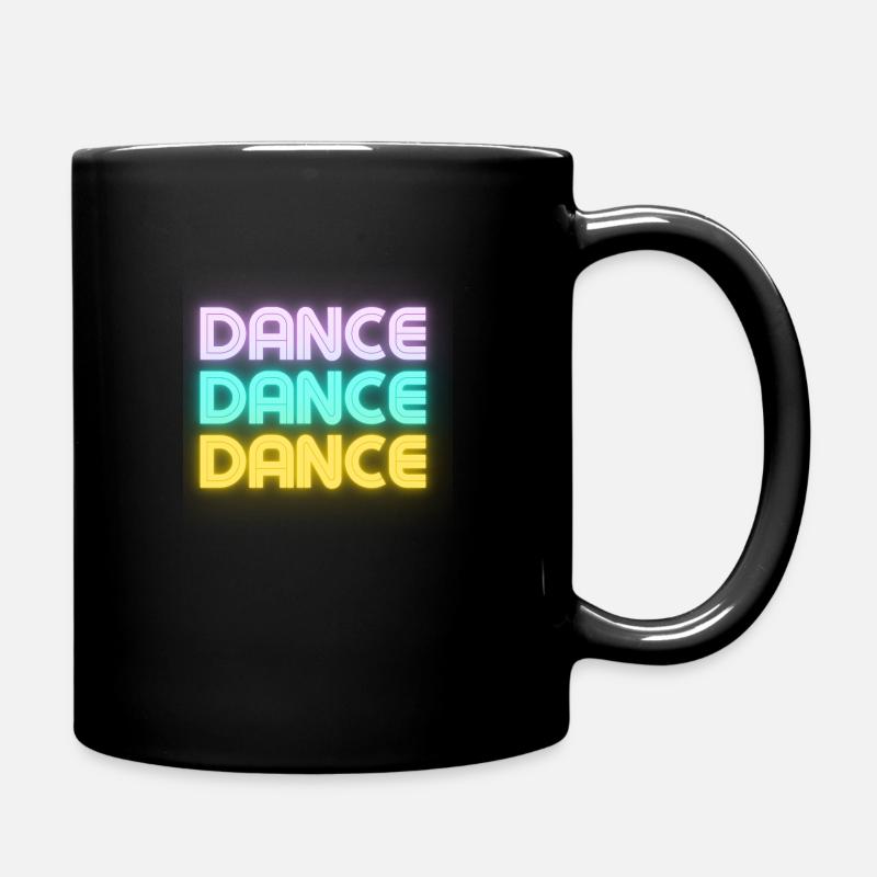 Dance Tanzen funky Tanz bunt Ballett Aerobic Hip - Tasse einfarbig - Schwarz