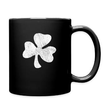 Shamrock St. Patrick’s day Kleeblatt Symbole - Mug uni - noir - Droite