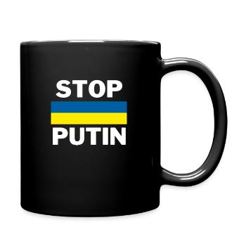 Arrêtez Poutine - Mug uni - noir - Droite
