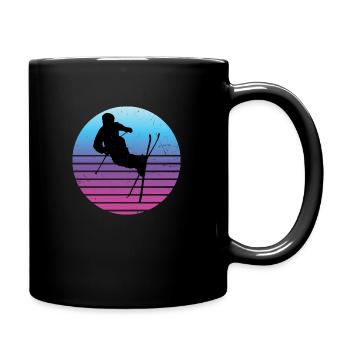 Ski Jumping Freestyle Ski Damen Ski Freestyle - Tasse einfarbig - Schwarz - Rechts