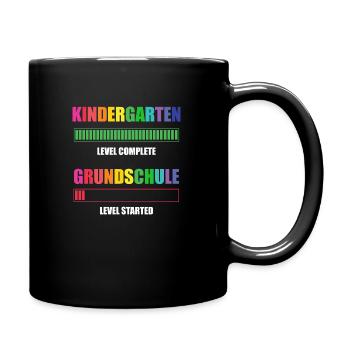 Kindergarten Level Complete Schulkind 2022 - Tasse einfarbig - Schwarz - Rechts