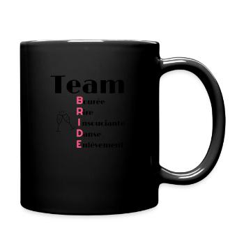T shirt evjf humour - Mug uni - noir - Droite