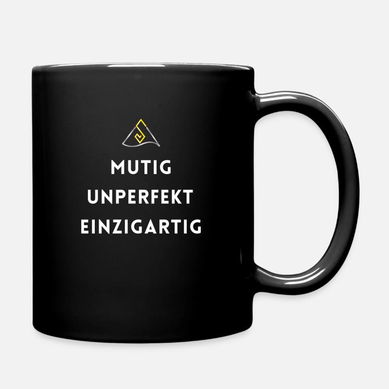 KATMA - MUTIG UNPERFEKT EINZIGARTIG - Tasse einfarbig - Schwarz