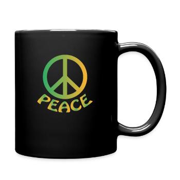 Peace - Full Colour Mug - black - Right
