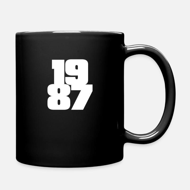1987 - Tasse einfarbig - Schwarz