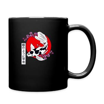 KOI - Tasse einfarbig - Schwarz - Rechts