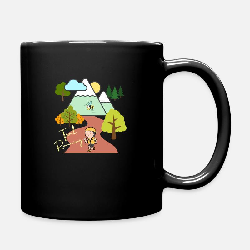 Trail trail running montagne - Mug uni - noir