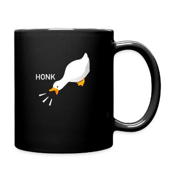 Gans Honk Vogelhupen Men Tier Schwan Geschenk - Tasse einfarbig - Schwarz - Rechts
