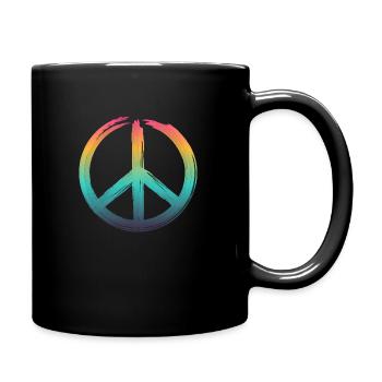 Signe de paix - Signe de paix - Logo - Mug uni - noir - Droite