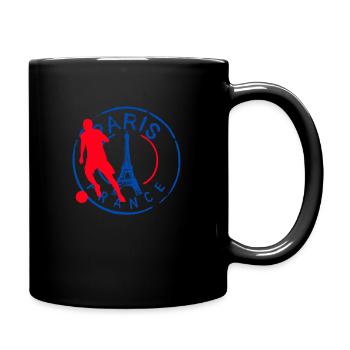 Paris - Tasse einfarbig - Schwarz - Rechts