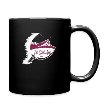 Vin du Pic saint Loup - Mug uni - noir - Droite