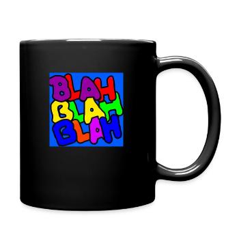 Blah Blah Blah - Full Colour Mug - black - Right