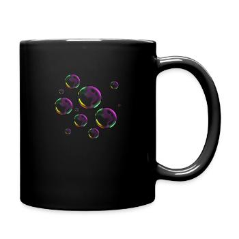 Bulles - Mug uni - noir - Droite
