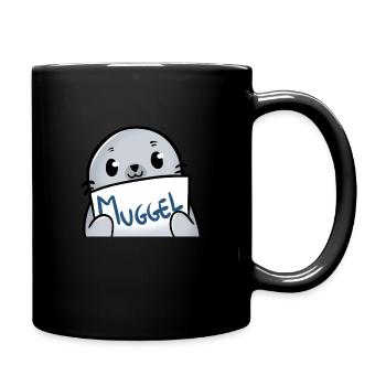 MuggelRobbeLykiepTwitchMuggel - Tasse einfarbig - Schwarz - Rechts