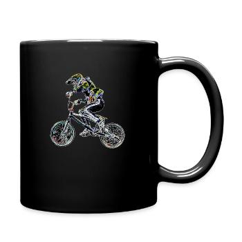 bmx - Full Colour Mug - black - Right