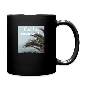 T-shirt d'été - Mug uni - noir - Droite