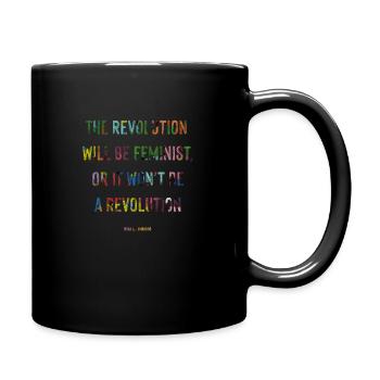 La révolution sera féministe - Rosa Luxemburgo - Mug uni - noir - Droite