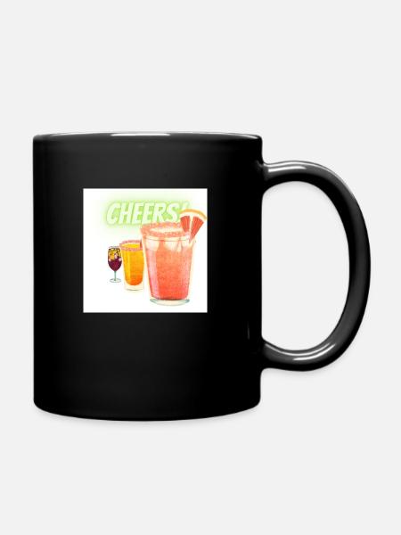 Cheers - Tasse einfarbig - Schwarz
