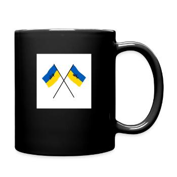 stop war - Tasse einfarbig - Schwarz - Rechts