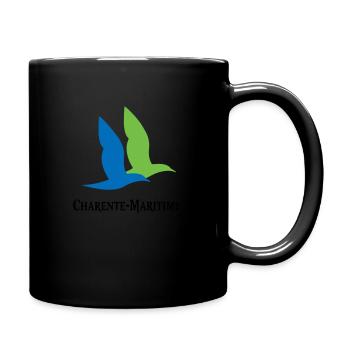 oiseaux charente maritime - Mug uni - noir - Droite