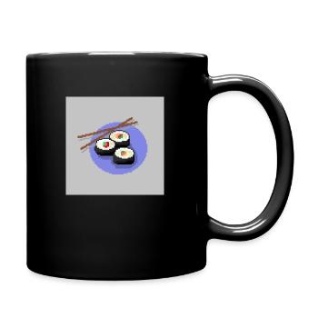 sushi - Tasse einfarbig - Schwarz - Rechts